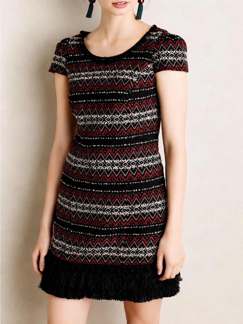 Vanessa Virginia Jinete blanket tunic dress, size 4